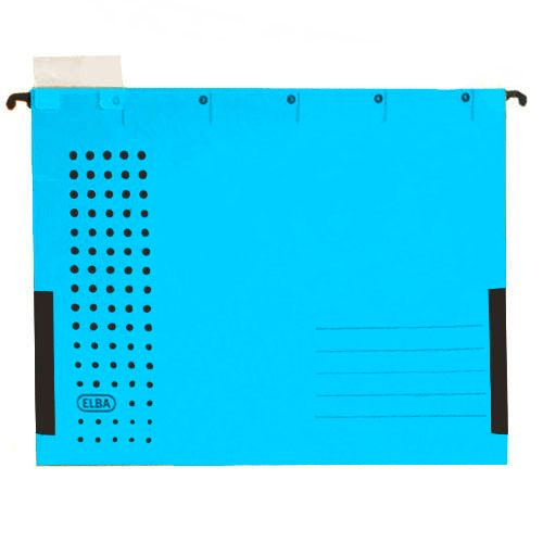 Папка подвесная Hamelin, А4 формат, синяя, без скоросшивателя, с боковым ограничителем / Папки подвесные