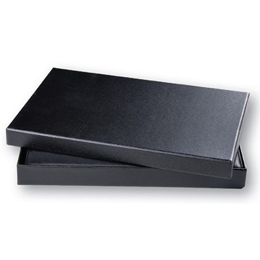 Ежедневник недатированный Prestij, А5, 176 л, натуральная кожа, черный / Ежедневники недатированные №2