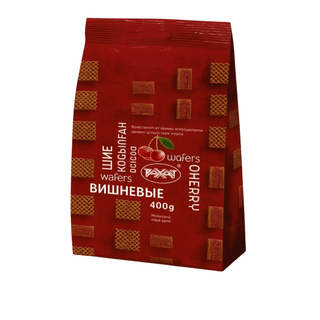 Вафли Рахат "Вишневые", 400 гр / Печенье, вафли, крекеры
