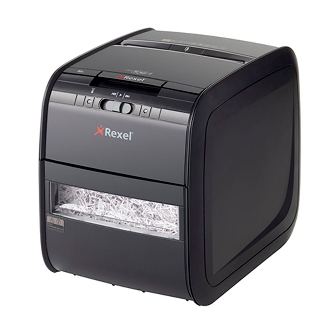 Уничтожитель документов SHRp Rexel Auto+ 90X , ("3" уровень секретности), 20 литров, 90 листов / Уничтожители документов