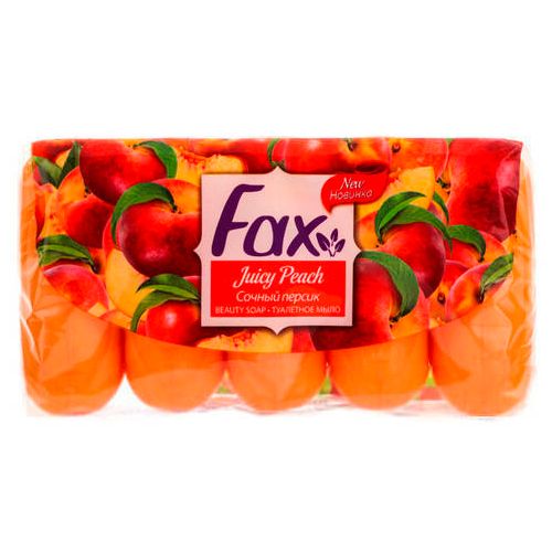 Мыло туалетное Fax, персик, 5*70 гр / Мыло кусковое oe.kz Мыло туалетное Fax, персик, 5*70 гр / Мыло кусковое