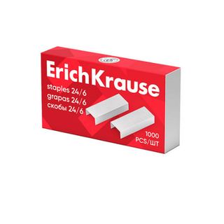 Степлерге арналған қапсырмалар Erich Krause №24/6 / Степлерлер қапсырмалары oe.kz Степлерге арналған қапсырмалар Erich Krause №24/6 / Степлерлер қапсырмалары