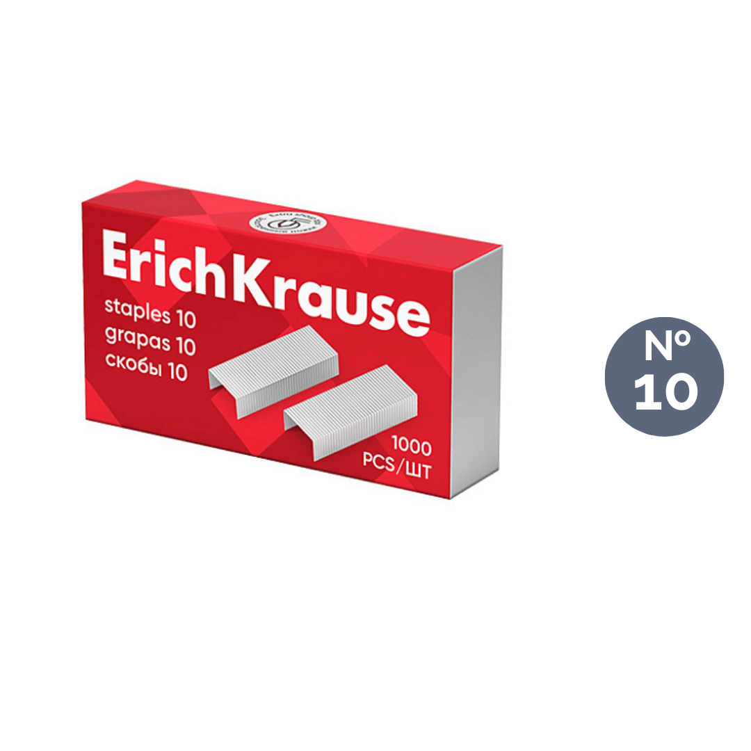 Скобы для степлера Erich Krause №10 / Скобы для степлеров
