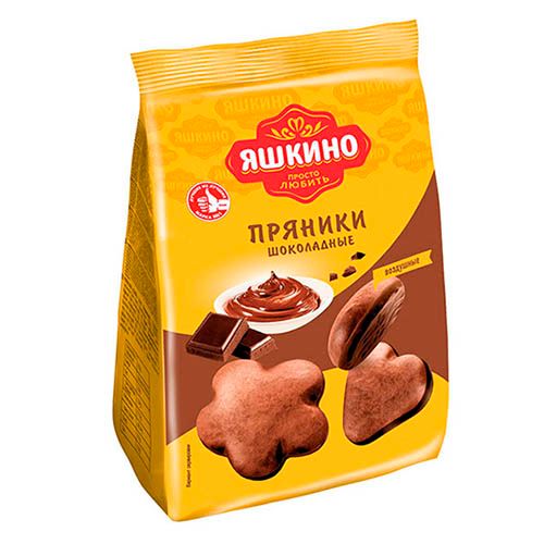 Пряники Яшкино "Шоколадные", 200 гр / Печенье, вафли, крекеры