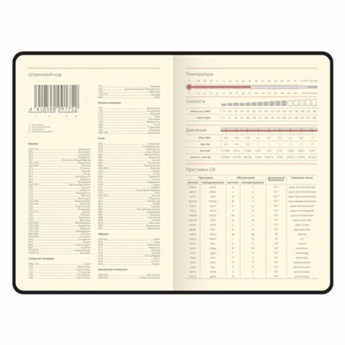 Ежедневник недатированный Greenwich Line Insight, B6, 136 л, ярко-красный / Ежедневники недатированные №3