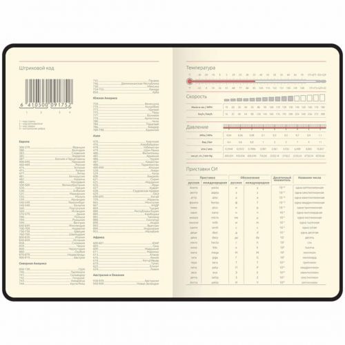 Ежедневник недатированный Greenwich Line Insight, B6, 136 л, черный / Ежедневники недатированные №2