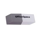 Ластик OfficeSpace, комбинированный, двухцветный, 41*14*8 мм, белый/серый, цена за штуку