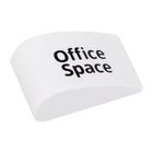 Ластик OfficeSpace Small Drop, со скошенным краем, 38*22*16 мм, белый, цена за штуку