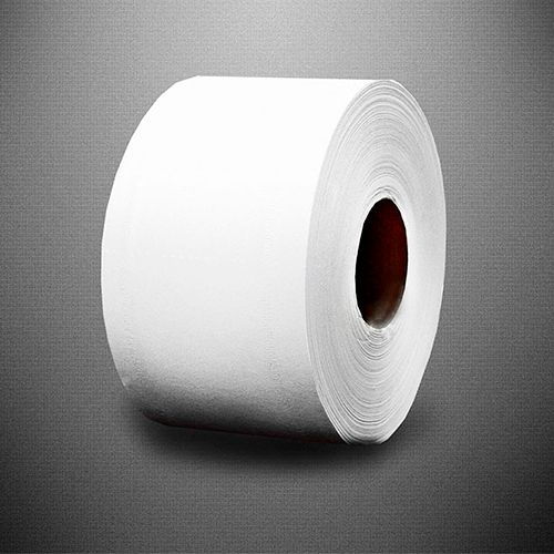 Туалетная бумага рулонная Jumbo KZ, 200 метров, 2--х слойная, белая / Бумага туалетная бытовая
