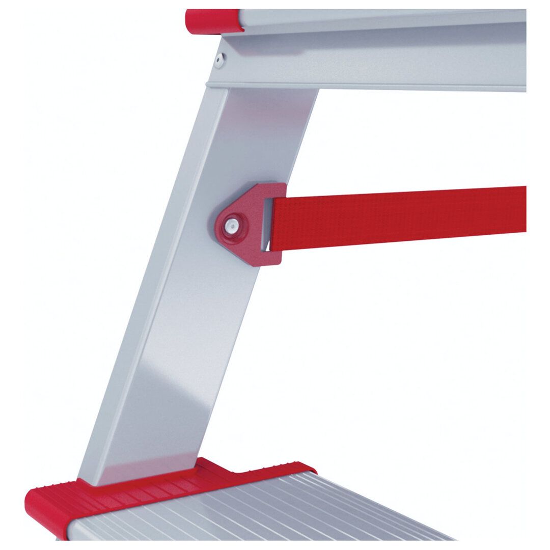 Стремянка алюминиевая Новая высота, 7 ступеней, рабочая высота 351 см / Стремянки, лестницы №3