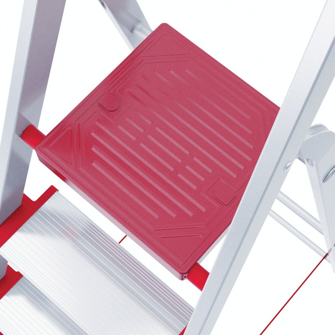 Стремянка алюминиевая Новая высота, 7 ступеней, рабочая высота 351 см / Стремянки, лестницы №4