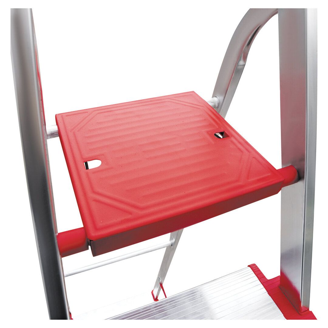 Стремянка алюминиевая Новая высота, 7 ступеней, рабочая высота 351 см / Стремянки, лестницы №6