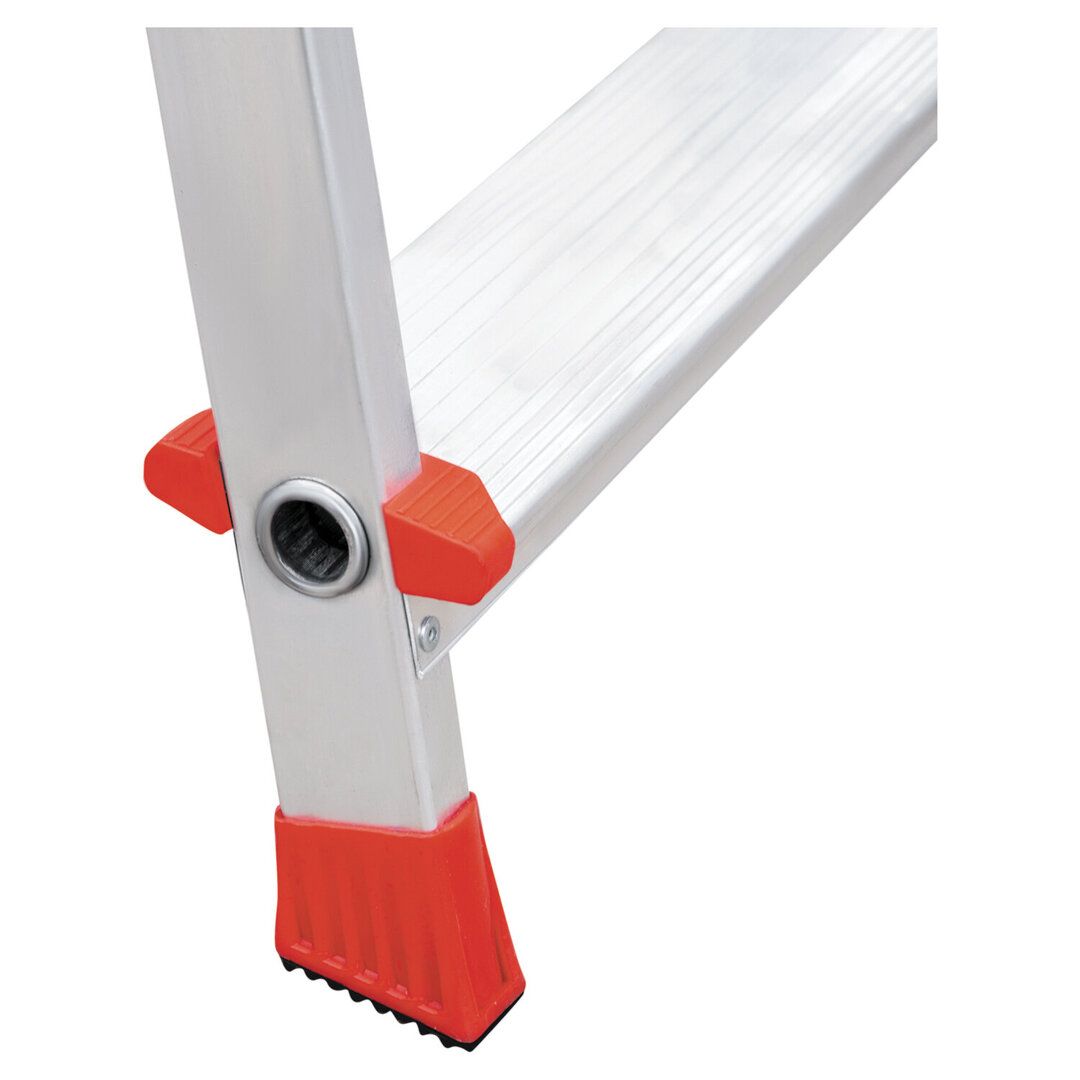 Стремянка алюминиевая Новая высота, 7 ступеней, рабочая высота 351 см / Стремянки, лестницы №9