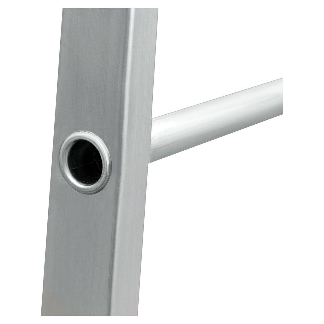 Стремянка алюминиевая Новая высота, 7 ступеней, рабочая высота 351 см / Стремянки, лестницы №11