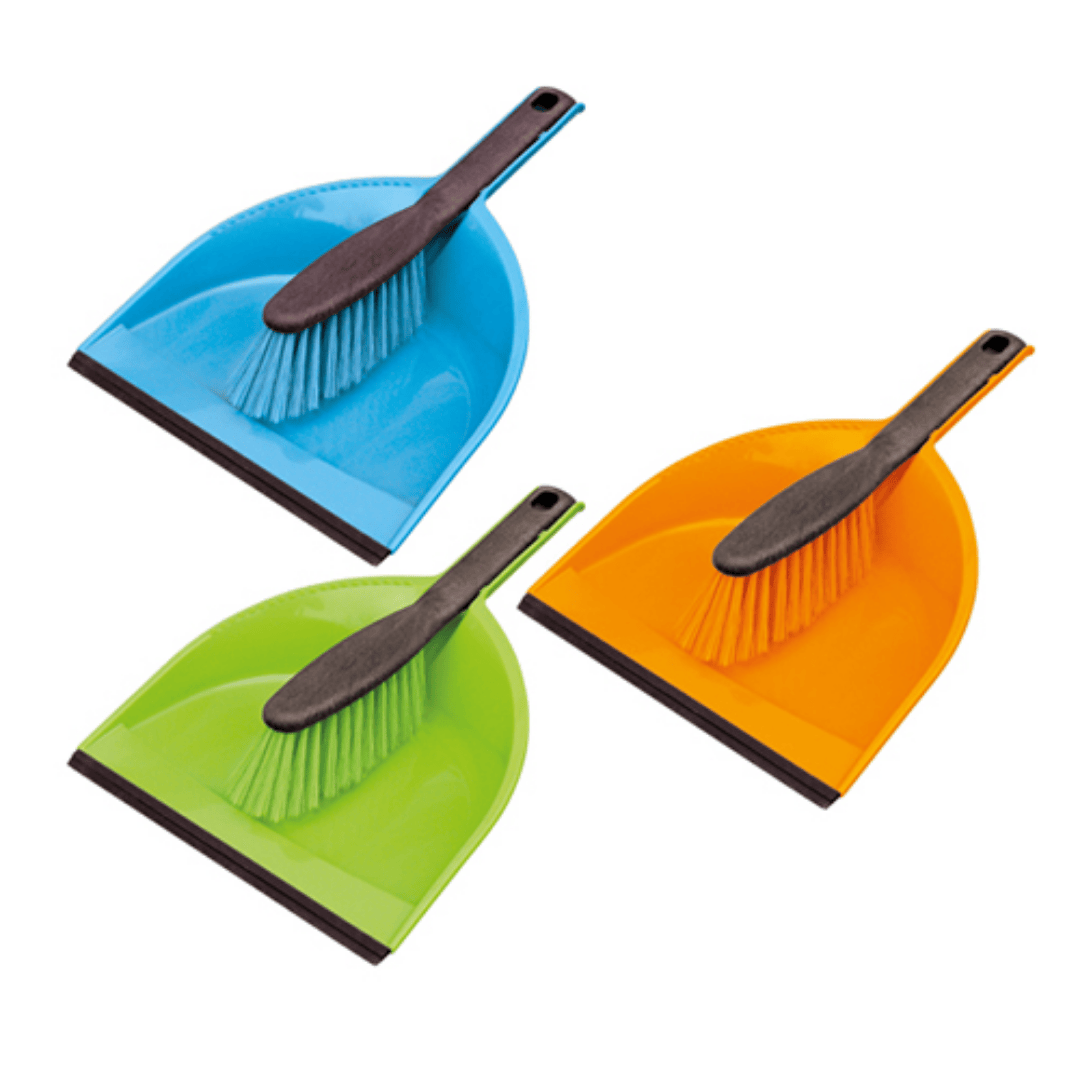 Совок с щеткой York "Azur", пластик/нейлон, 395*295*320 мм, ассорти / Веники, щетки, совки №2