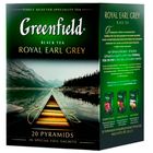 Чай Greenfield Royal Earl Grey, черный, 20 пирамидок