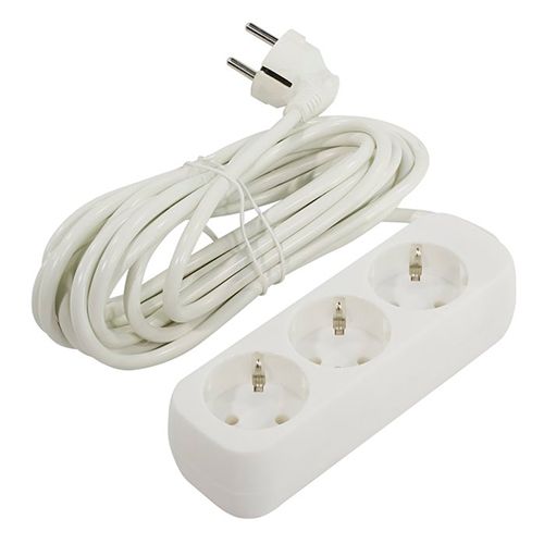 Удлинитель Defender E350, 3-ти пост, 5 м, с заземлением / Удлинители, тройники №4