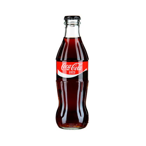 Напиток газированный Coca-Cola "Zero", 0,25 л., стеклянная бутылка / Напитки и энергетики