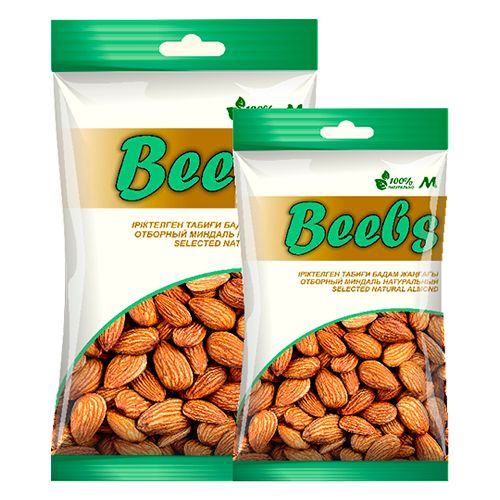 Миндаль Beebs, натуральный, 150 гр / Сухофрукты и орехи