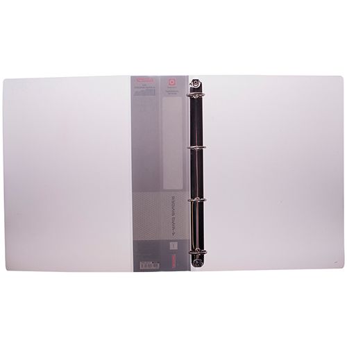 Папка Berlingo, А4 формат, на 4 кольцах, корешок 40 мм, прозрачная / Папки на кольцах №3