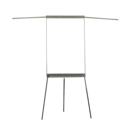 Флипчарт Kuvert, размер 65*100 см, магнитно-маркерная, 2 держателя, 3 ножки / Доски-флипчарты