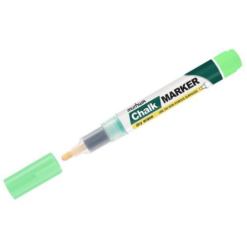 Маркер меловой MunHwa "Chalk Marker", круглый наконечник, 3 мм, зеленый, цена за штуку / Маркеры для досок oe.kz Маркер меловой MunHwa "Chalk Marker", круглый наконечник, 3 мм, зеленый, цена за штуку / Маркеры для досок