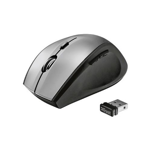 Беспроводной набор Trust Tecla, клавиатура и оптическая мышь, 10 мультимедиа клавиш, черный / Комплекты клавиатура+мышь №3