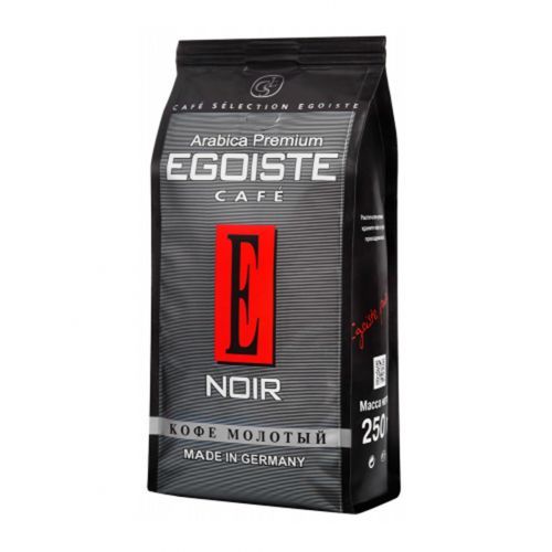 Кофе молотый Egoiste Noir, средней обжарки, 250 гр / Кофе молотый