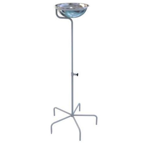 Подставка для тазов в комплекте с тазом из нерж.стали, телескопический / Медициналық жиһаздар