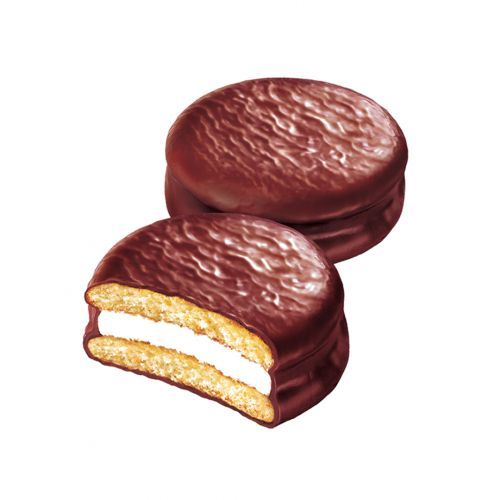 Бисквит Lotte "Chocolate-Pie", 336 гр, қорапта 12 дана / Печенье, вафлилер, крекерлер №3