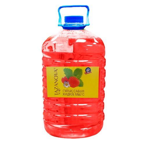Жидкое мыло Tazanova Soap "Ягода", с глицерином, 5 л / Жидкое мыло