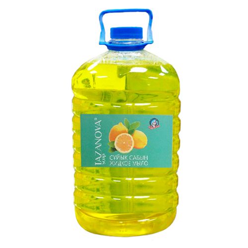 Жидкое мыло Tazanova Soap "Лимон", с глицерином, 5 л / Жидкое мыло
