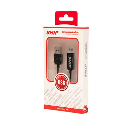 Интерфейсный кабель "Ship", SH7148B-1B, micro USB, черный / Интерфейсные кабели №3