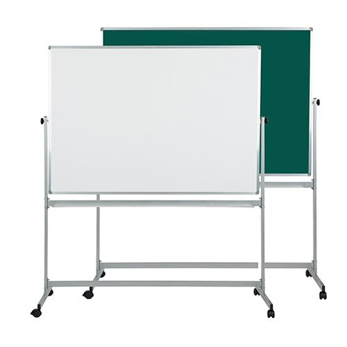 Доска мелово-маркерная, размер 90*150 см, передвижная, с полочкой для аксессуаров / Магнитно-маркерные доски