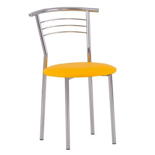 Стул MARCO CHROME RU V-14, искусственная кожа, черный / Стулья №3