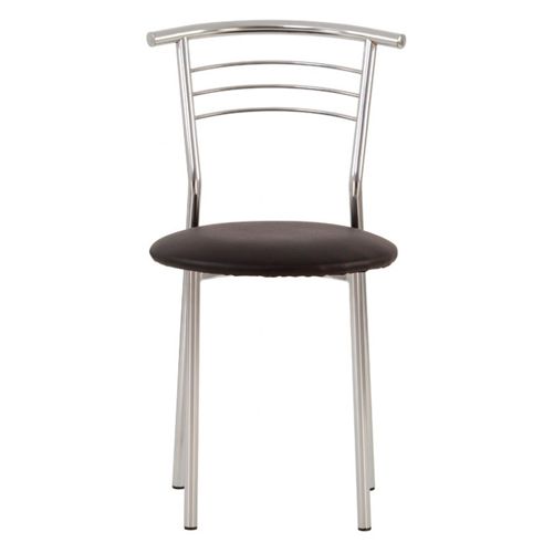 Стул MARCO CHROME RU V-14, искусственная кожа, черный / Стулья №5