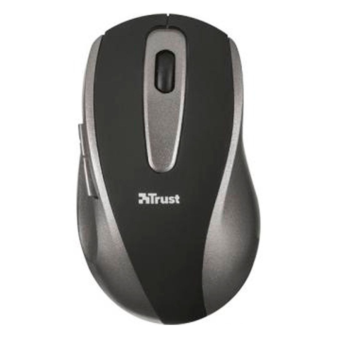 Мышь беспроводная оптическая Trust EasyClick, USB, 5 кнопок, 1000 dpi, черная / Мыши беспроводные oe.kz Мышь беспроводная оптическая Trust EasyClick, USB, 5 кнопок, 1000 dpi, черная / Мыши беспроводные