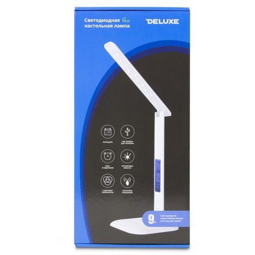 Светильник настольный Deluxe DLTL-306W-9W светодиодный, белый / Светильники настольные №3 oe.kz Светильник настольный Deluxe DLTL-306W-9W светодиодный, белый / Светильники настольные №3