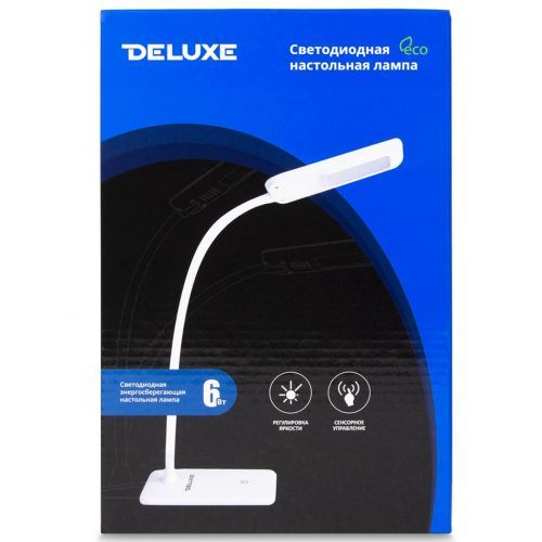 Светильник настольный Deluxe DLTL-102B-6W светодиодный, черный / Светильники настольные №3 oe.kz Светильник настольный Deluxe DLTL-102B-6W светодиодный, черный / Светильники настольные №3