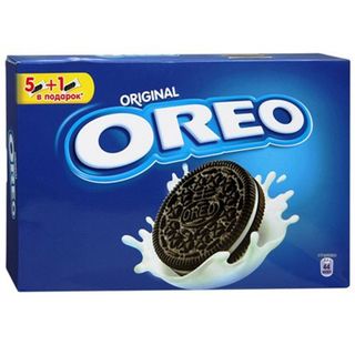 Печенье OREO, с какао и кремовой начинкой ванильного вкуса, 228 гр / Печенье, вафли, крекеры