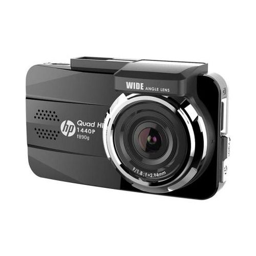 Видеорегистратор HP F890g+ камера заднего вида RC2, LCD монитор 3", черный / Техника для авто