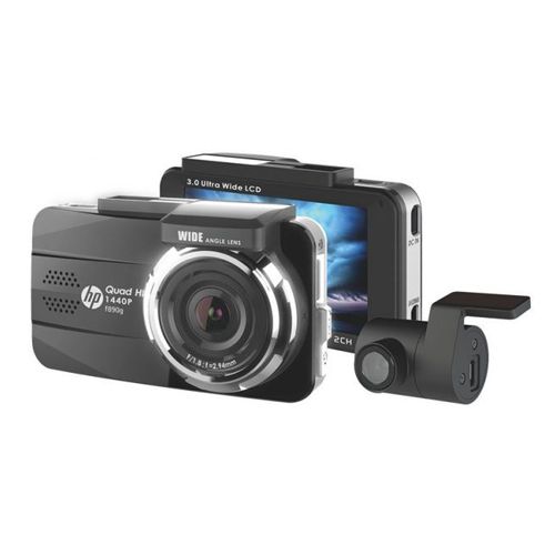 Видеорегистратор HP F890g+ камера заднего вида RC2, LCD монитор 3", черный / Техника для авто №3