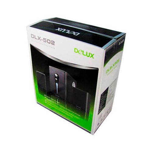 Акустическая система Delux DLS-X502JB, 10 Вт, MiniJack 3.5, черная
