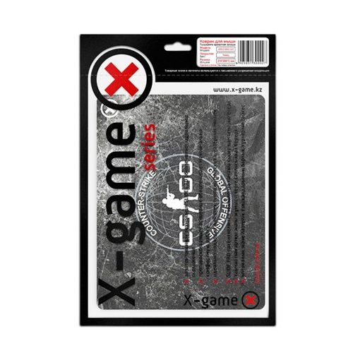 Коврик для мыши X-Game CS GO V1.P, резиновая основа тканевая поверхность, 210*260*3 мм / Коврики для мыши №2 oe.kz Коврик для мыши X-Game CS GO V1.P, резиновая основа тканевая поверхность, 210*260*3 мм / Коврики для мыши №2