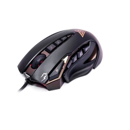 Мышь проводная лазерная Gamdias Zeus GMS1100, USB, 11 кнопок, 8200 dpi, черная / Мыши проводные