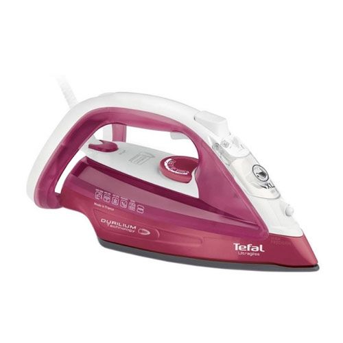 Утюг Tefal FV4920 Ultragliss, мощность 2400Вт, резервуар 300мл, подошва Ultragliss Durilium, красный / Уход за одеждой oe.kz Утюг Tefal FV4920 Ultragliss, мощность 2400Вт, резервуар 300мл, подошва Ultragliss Durilium, красный / Уход за одеждой