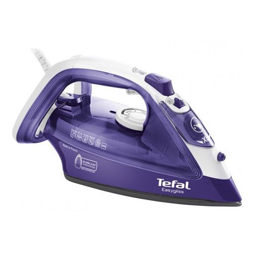 Утюг Tefal FV3930 Easygliss, мощность 2300Вт, резервуар 270мл, керамическая подошва, фиолетовый / Уход за одеждой