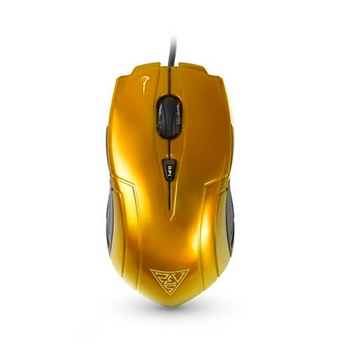 Мышь проводная оптическая Gamdias Demeter GMS5000, USB, 6 кнопок, 2000 dpi, золотистая / Мыши проводные №3