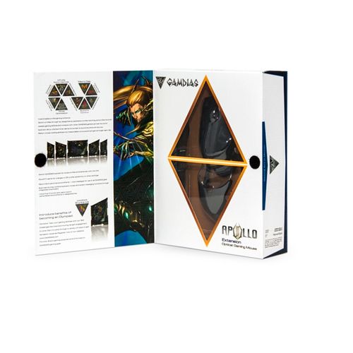 Мышь проводная оптическая Gamdias Apollo Extension GMS5101, USB, 5 кнопок, 3200 dpi, черная / Мыши проводные №2
