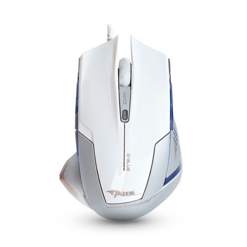 Мышь проводная оптическая E-Blue Mazer EMS124WH, USB, 7 кнопок, 600/1200/1800/2400 dpi, белая / Мыши проводные №2